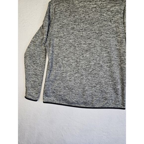 Under Armour Womens Fitness Training Pullover Top Cold Gear Sz Large Gray/blue - Picture 15 of 15